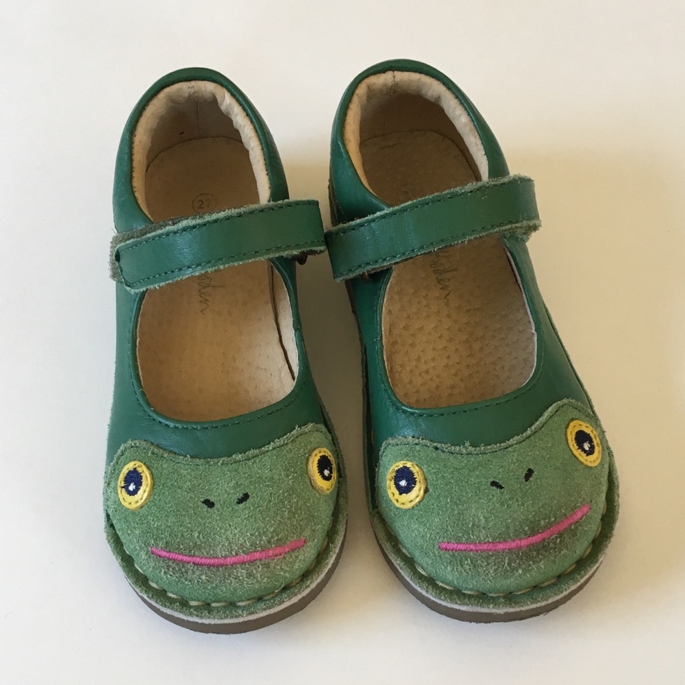 Mini Boden Leather Mary Jane Frogs size 27/ US10
